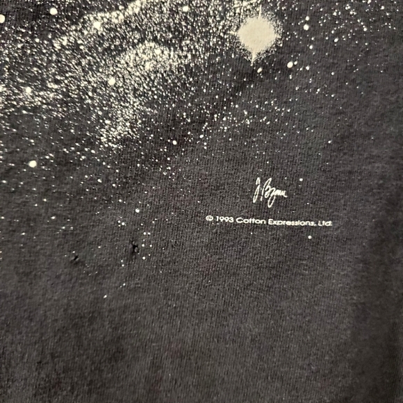 Vintage 90s Glow in the Dark Albert Einstein tee - Size S - Picture 7 of 10